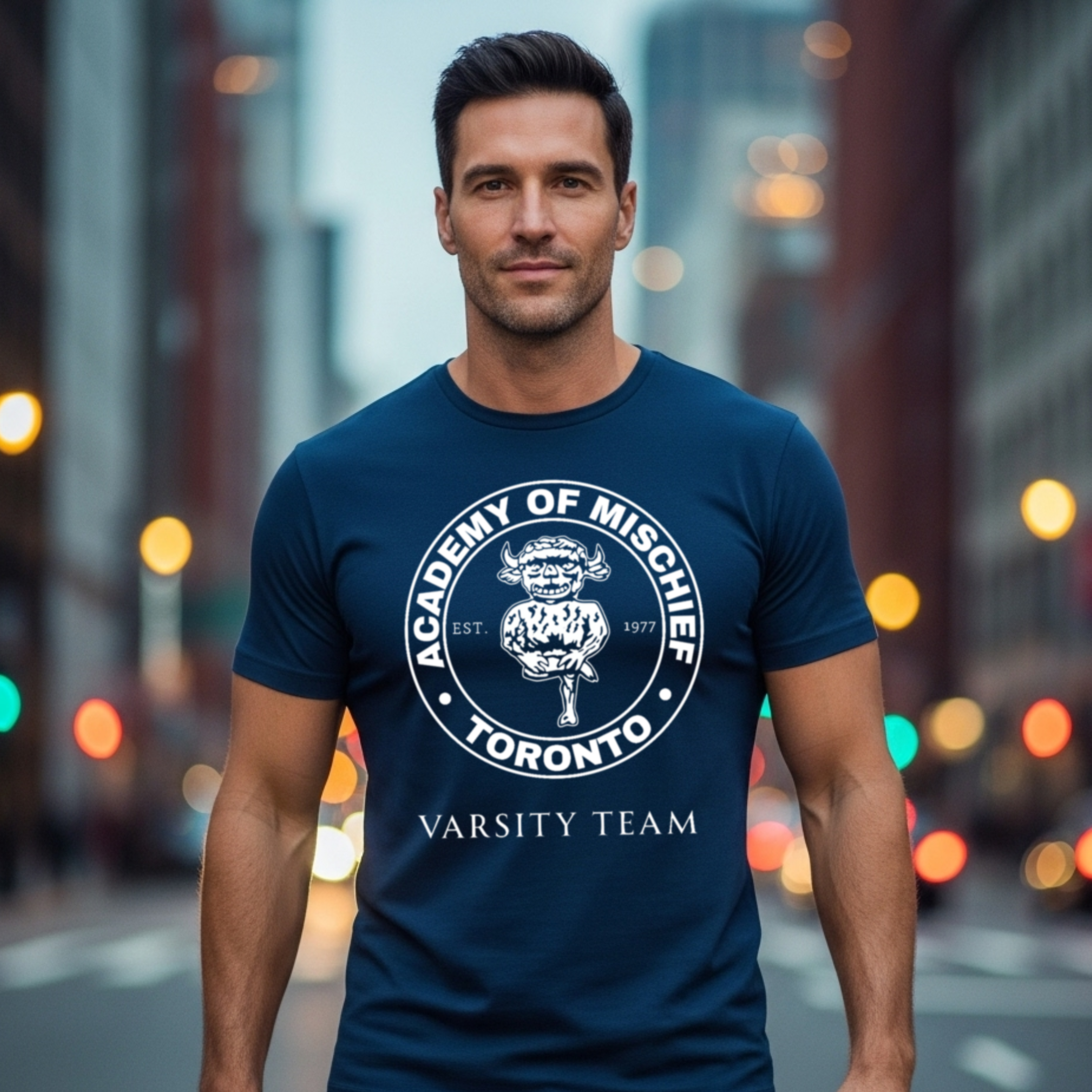 Varsity T-Shirt - Navy (Exclusive to The First Class)